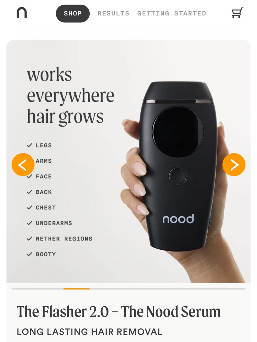 nood The Flasher 2.0 Hair Reduction Device - Picture 3 of 4